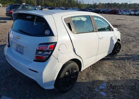 2017 Chevrolet Sonic Lt Auto из США, поврежденный, VIN 1G1JG6SH6H4163559